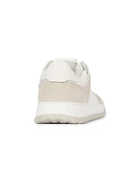 Leather Mid-Top Sneakers