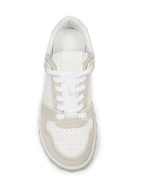 Leather Mid-Top Sneakers