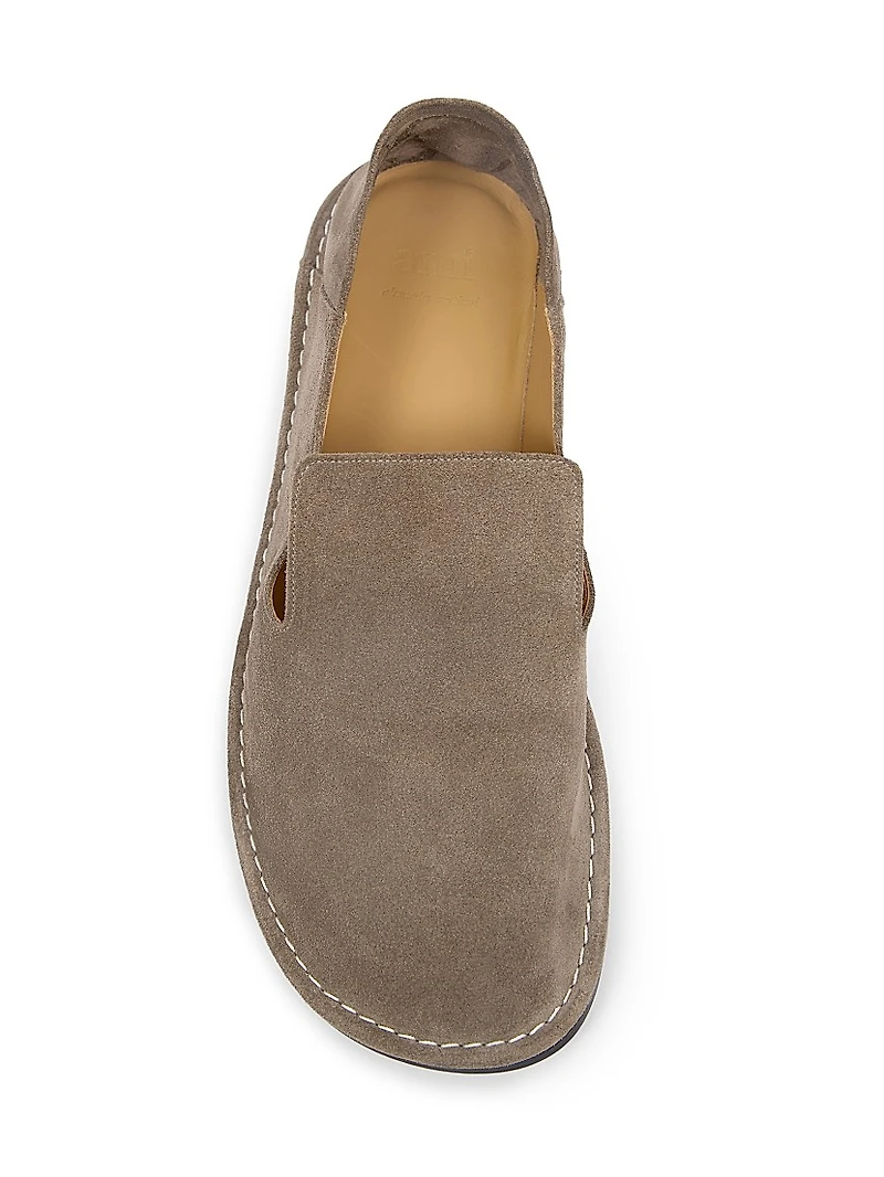 Midi Leather Slippers