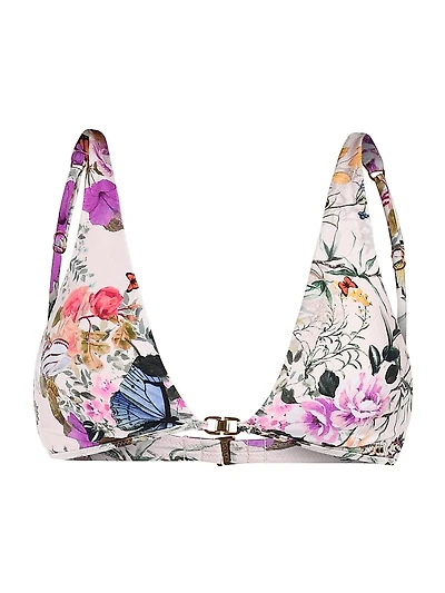 Butterfly Lexie Floral Triangle Bikini Top