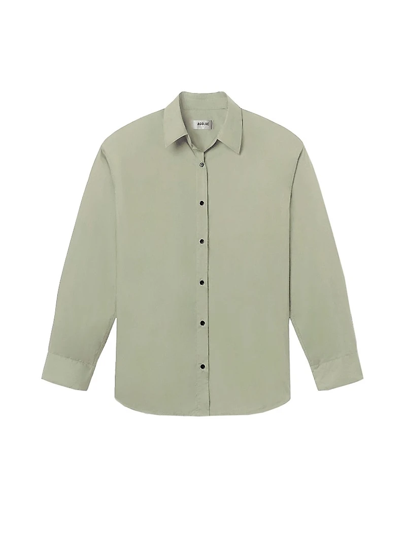 Parrish Cotton Button-Front Shirt