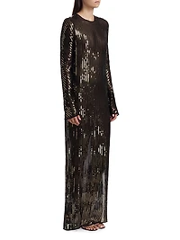 Fermina Resort Nautica Sequined Tunic Dress