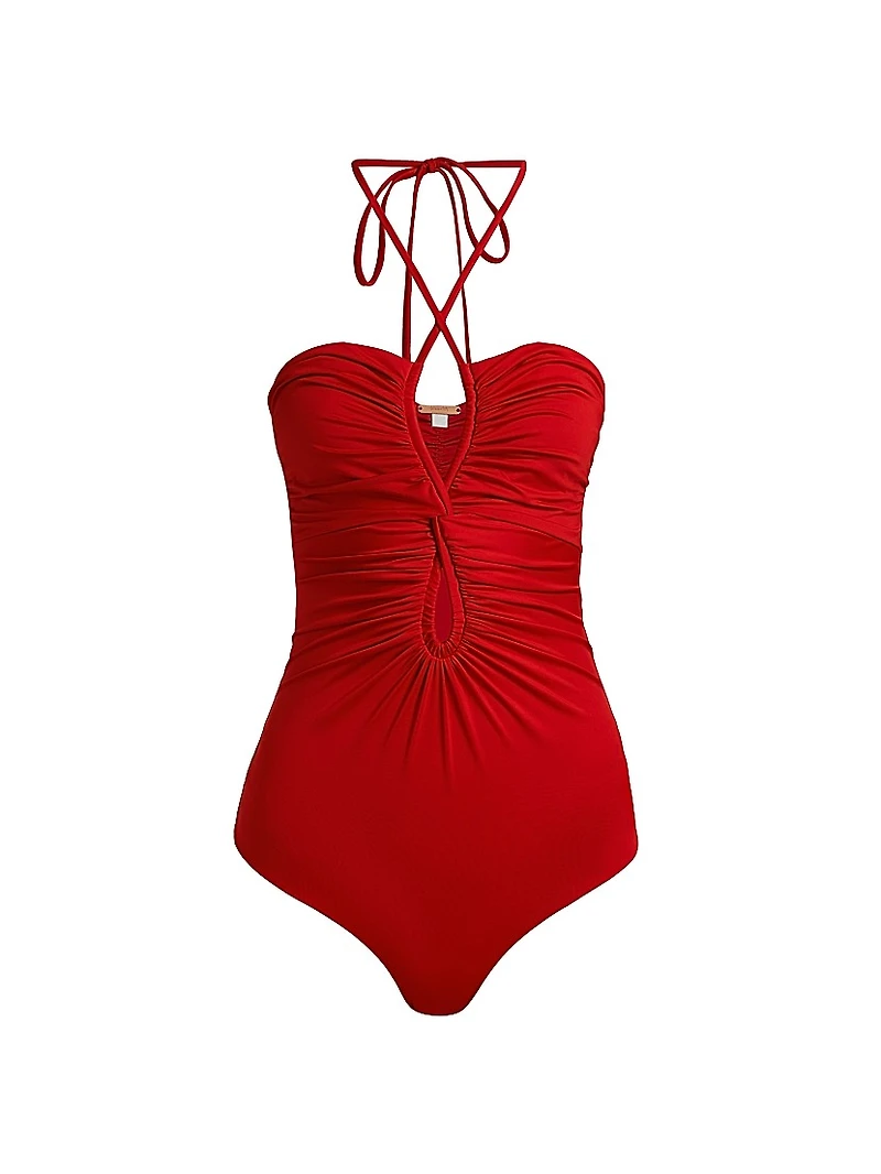Las Islas Winter Sun Coral Reef Swimsuit