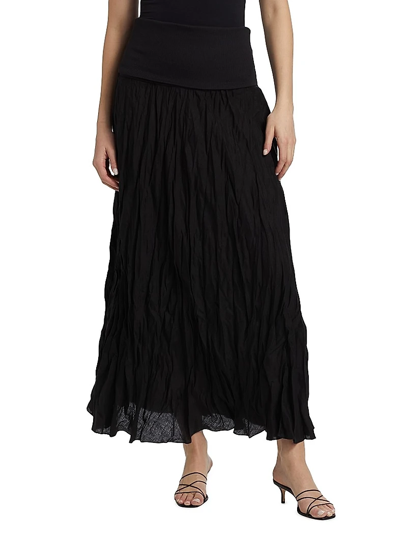Light And Sound Maxi Skirt