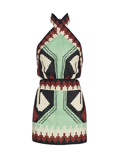 Tide Strenght Printed Minidress