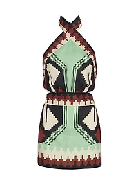 Tide Strenght Printed Minidress