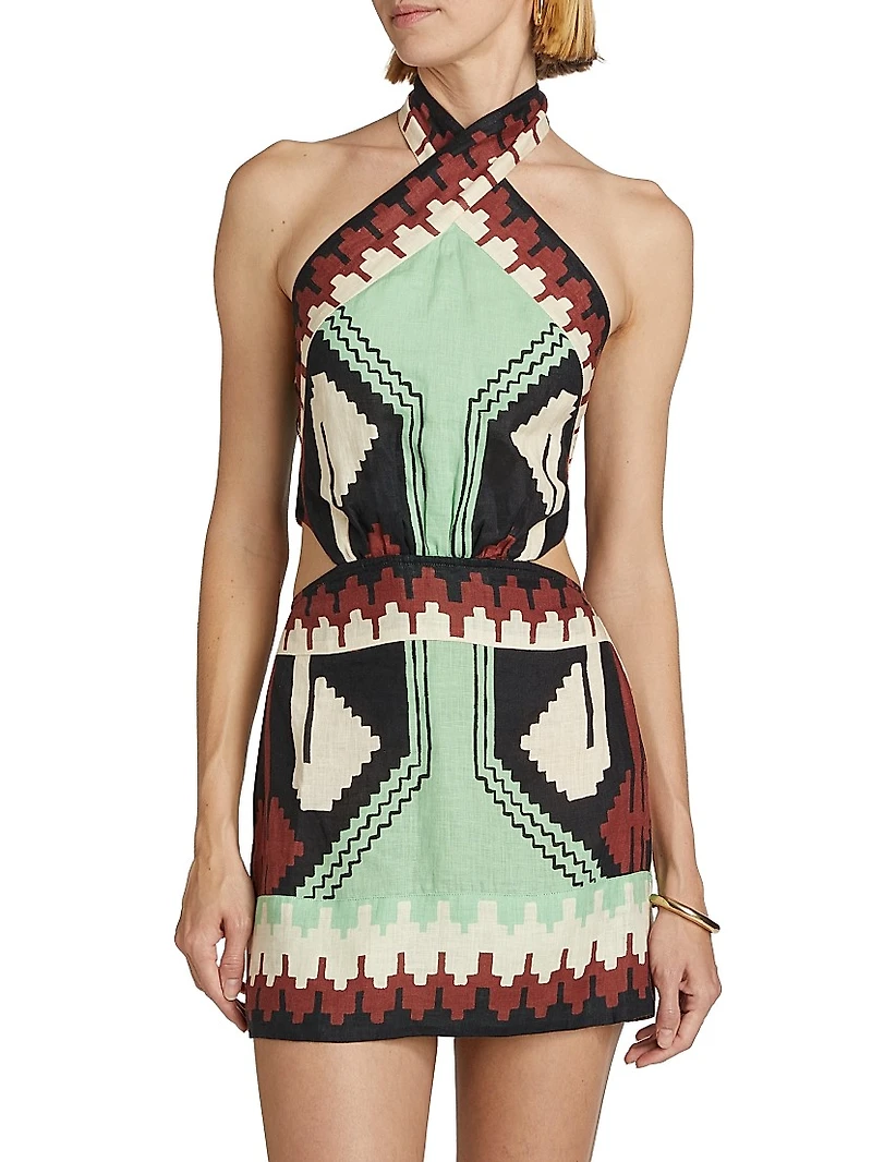 Tide Strenght Printed Minidress