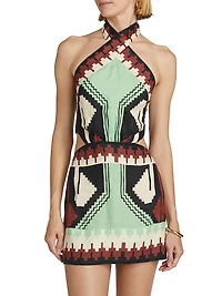 Tide Strenght Printed Minidress
