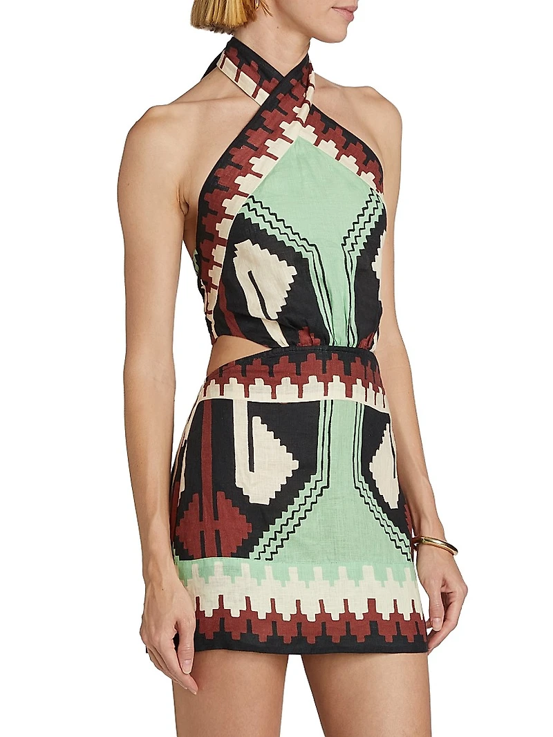 Tide Strenght Printed Minidress