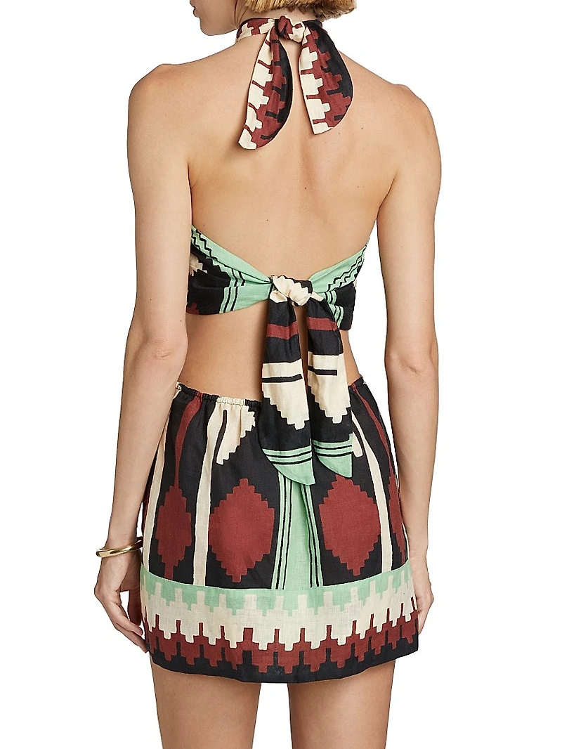 Tide Strenght Printed Minidress