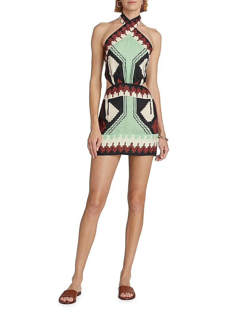 Tide Strenght Printed Minidress
