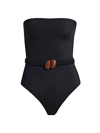 Classic Strapless One-Piece Swimsuit