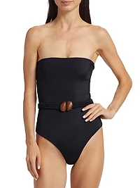 Classic Strapless One-Piece Swimsuit