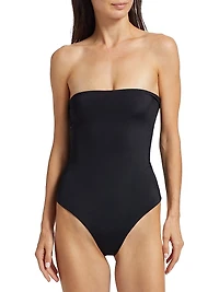Classic Strapless One-Piece Swimsuit