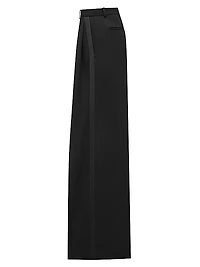 Tuxedo Pants in Grain De Poudre