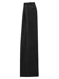 Tuxedo Pants in Grain De Poudre