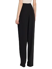 Tuxedo Pants in Grain De Poudre