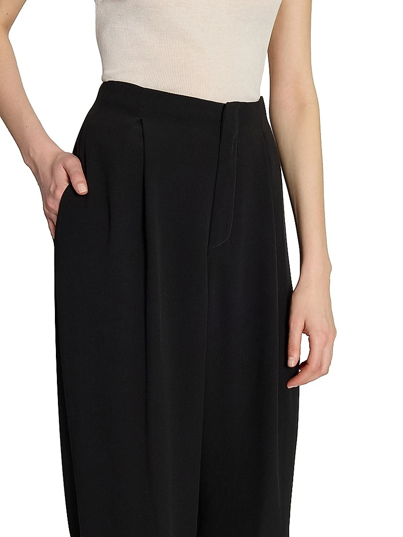 Tuxedo Pants in Grain De Poudre