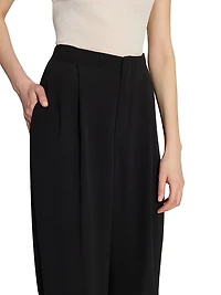 Tuxedo Pants in Grain De Poudre