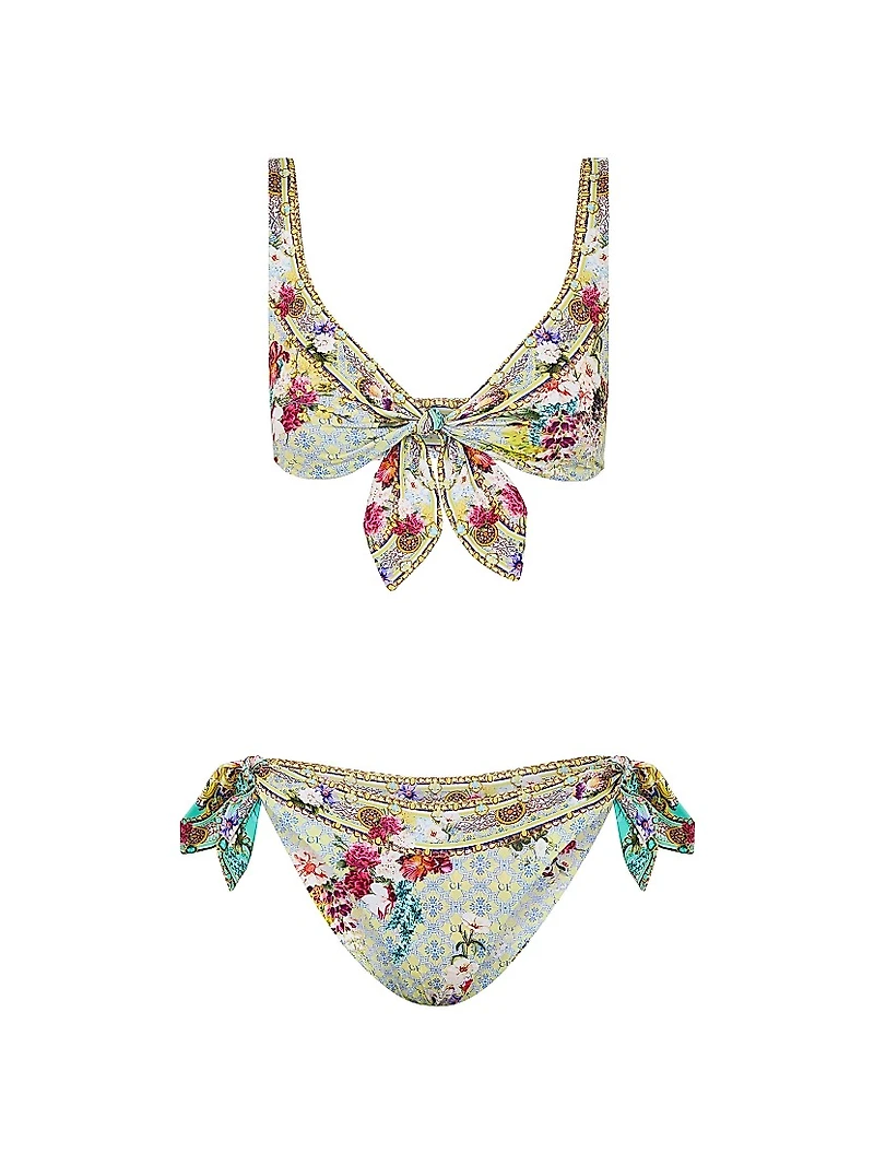 Floral Reversible Tie Bikini