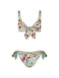 Floral Reversible Tie Bikini