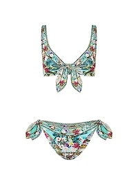 Floral Reversible Tie Bikini