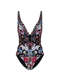 U-Ring Underwire One-Piece Swimsuit