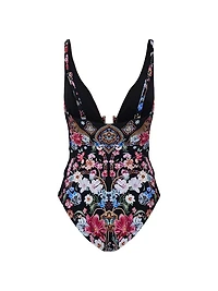 U-Ring Underwire One-Piece Swimsuit
