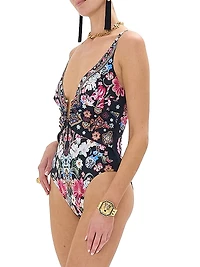 U-Ring Underwire One-Piece Swimsuit