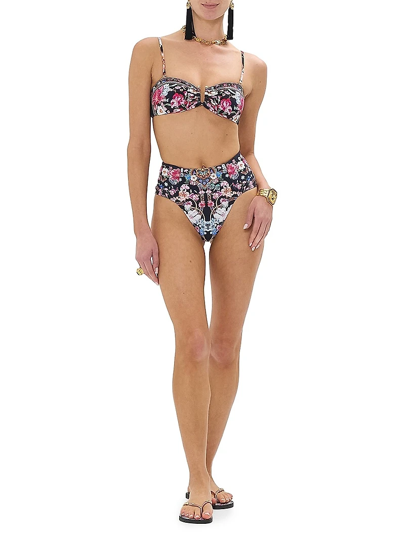 Bandeau U-Ring Bikini Top