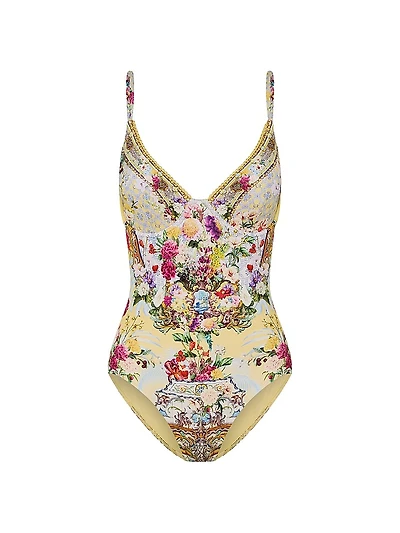 Floral One-Piece Swimsuit