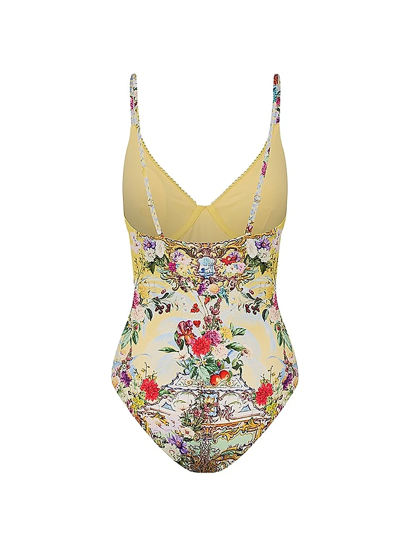 Floral One-Piece Swimsuit