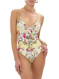 Floral One-Piece Swimsuit