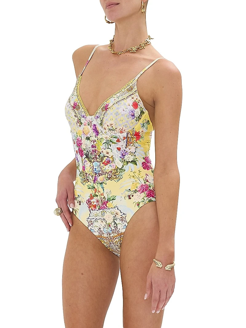 Floral One-Piece Swimsuit