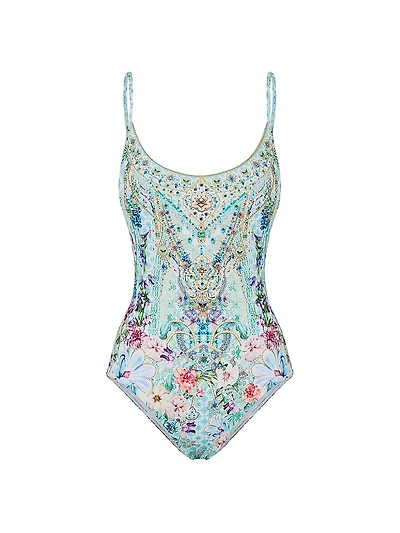 Scoopneck One-Piece Swimsuit