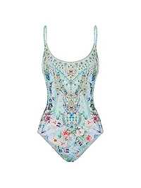 Scoopneck One-Piece Swimsuit
