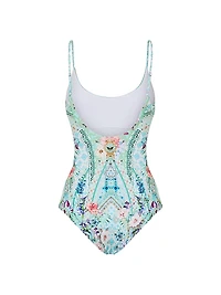 Scoopneck One-Piece Swimsuit