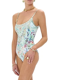 Scoopneck One-Piece Swimsuit