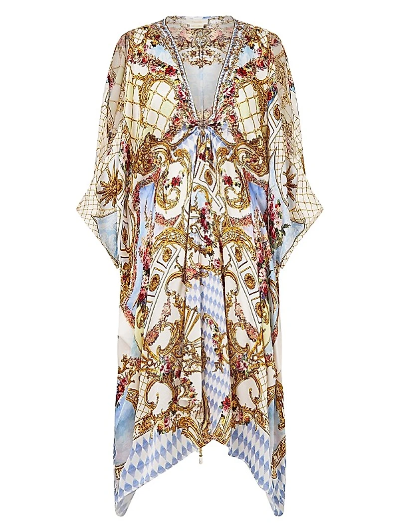 Silk Knee Length Kaftan