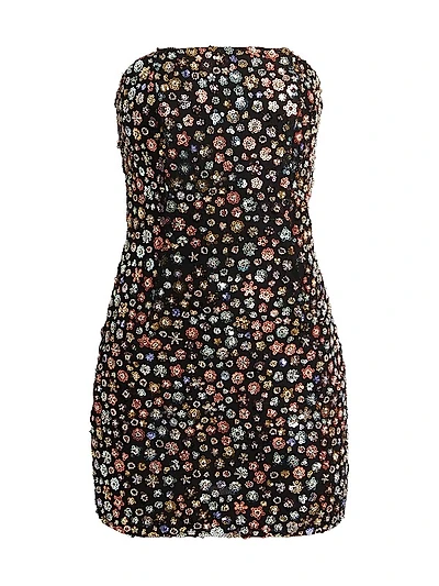 Khai Sequined Strapless Minidress