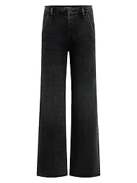 Rosie Denim Wide-Leg Trousers
