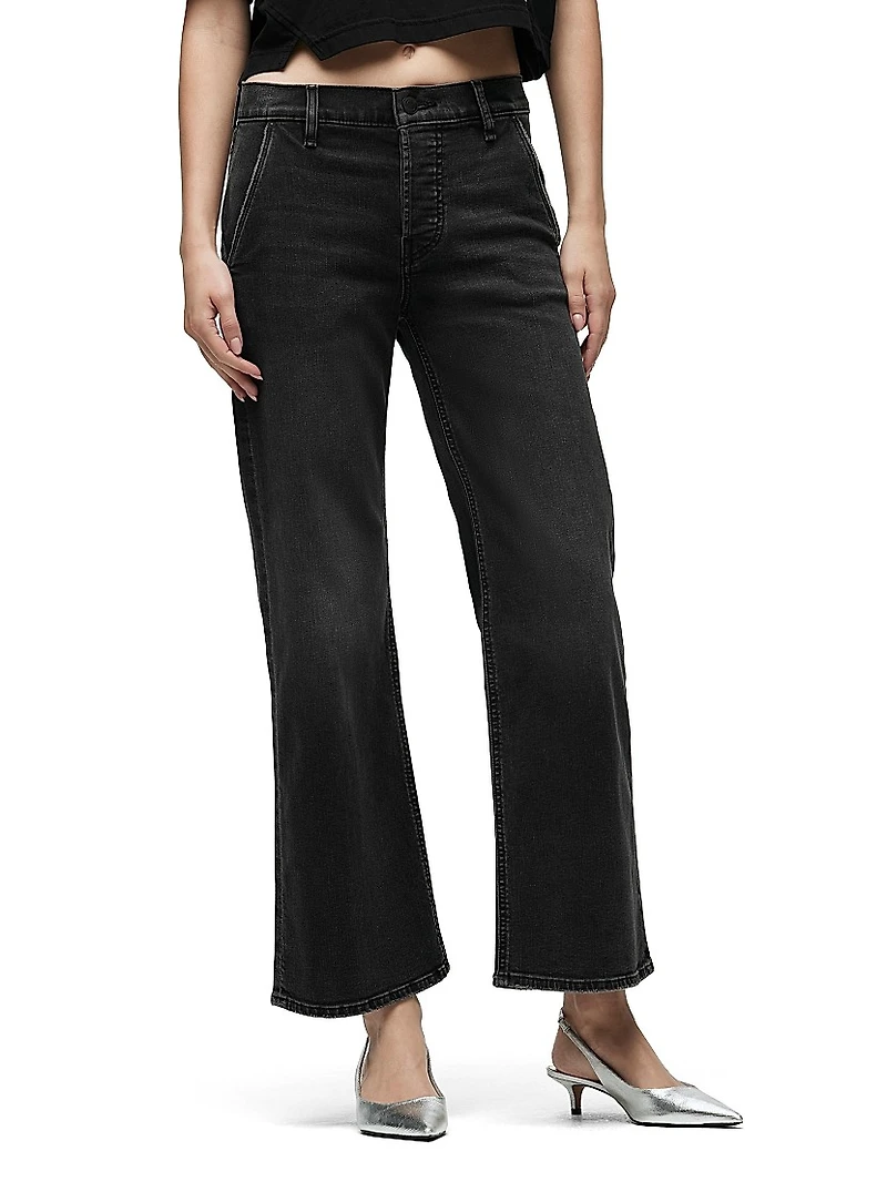 Rosie Denim Wide-Leg Trousers