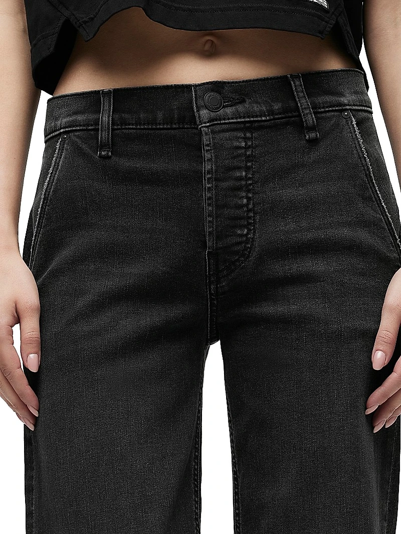 Rosie Denim Wide-Leg Trousers