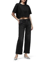 Rosie Denim Wide-Leg Trousers