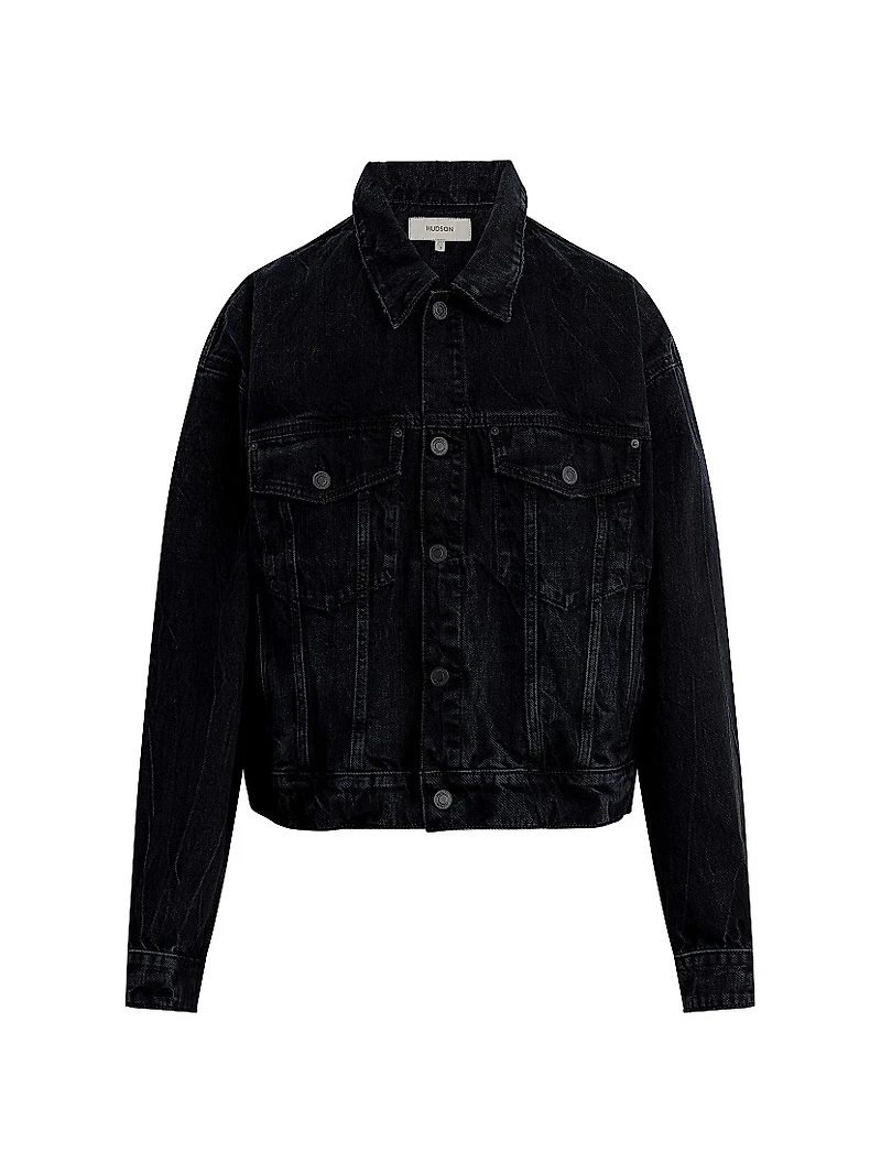 Brea Swing Denim Trucker Jacket