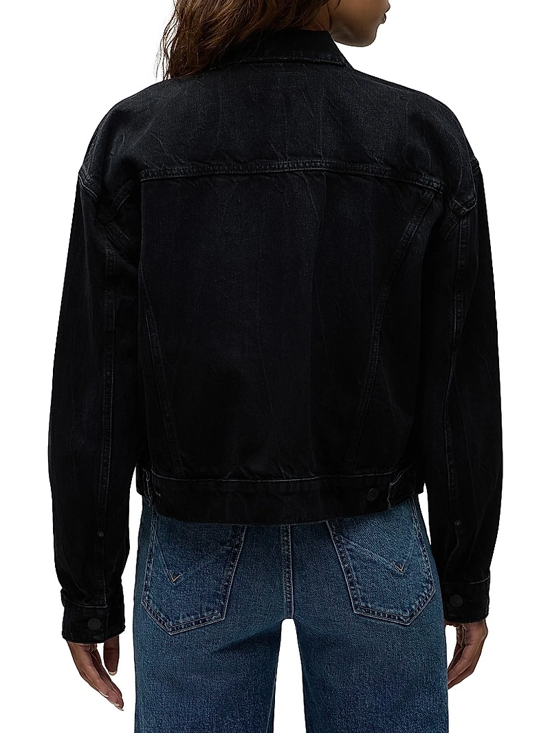 Brea Swing Denim Trucker Jacket