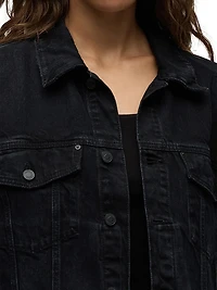Brea Swing Denim Trucker Jacket