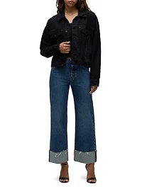 Brea Swing Denim Trucker Jacket