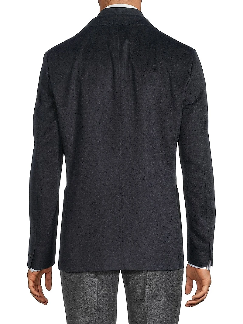Patch Faux Suede Sportcoat
