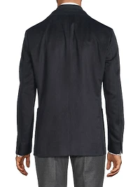 Patch Faux Suede Sportcoat